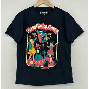 CREEPY CO. Shirt Mens XS EASY BAKE COVEN STEVEN RHODES Novelty Funny Black